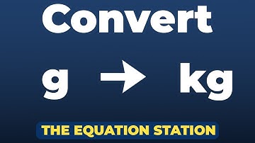 How to convert grams to kilograms | Physics Practice Problem