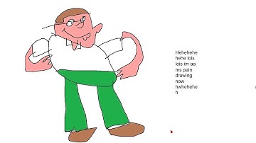 peter griffin turns himself into a ms paint drawing part 1