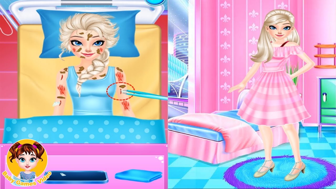 Juegos para Niñas - Elsa Cambiando de Imagen - Videos para Niñas 