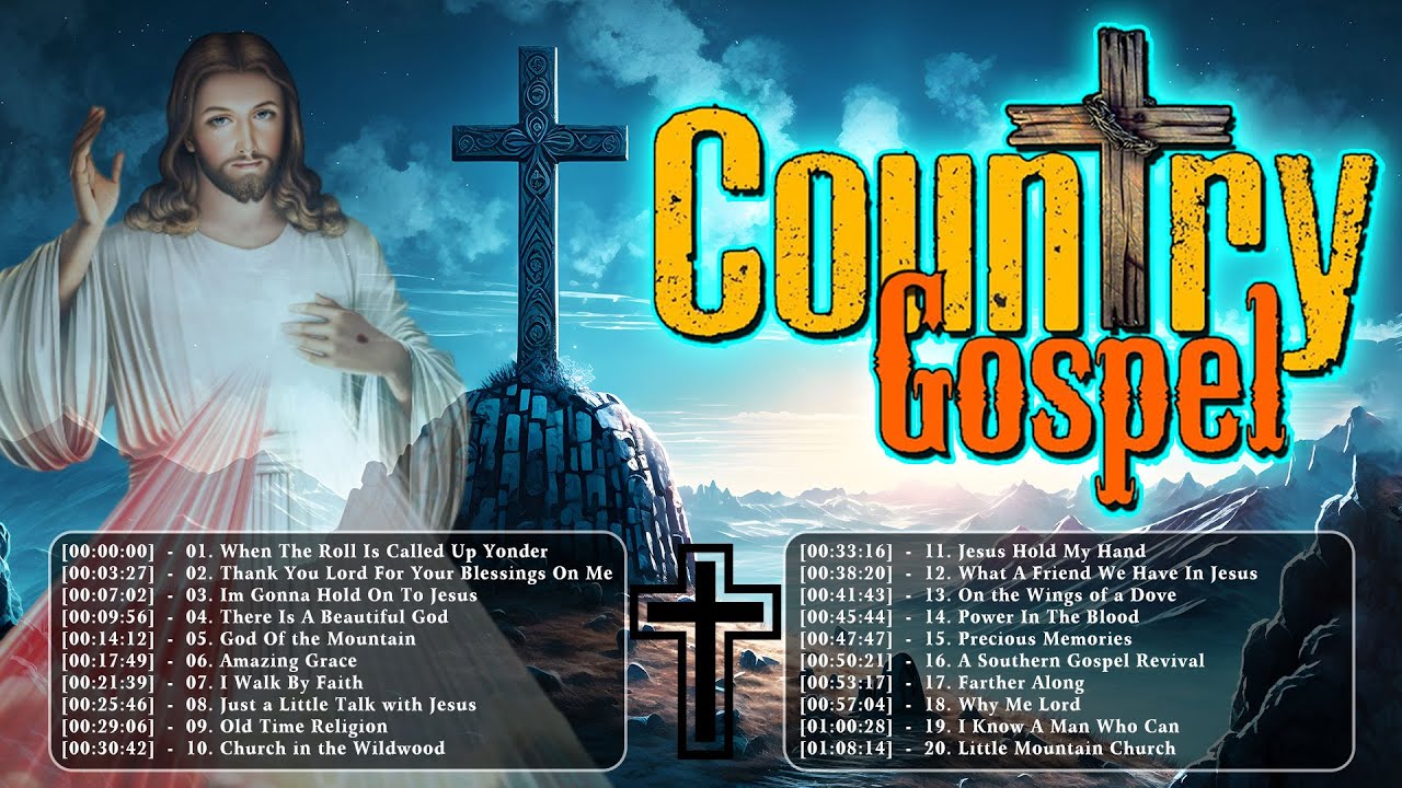 Beautiful & Uplifting Country Gospel Hymns 2024🙏Country Gospel songs to
