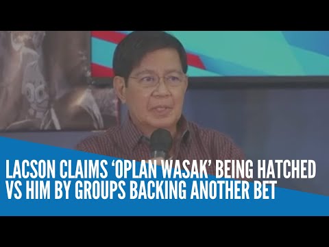 Lacson claims ‘Oplan Wasak’ being hatched vs him by groups backing another bet