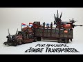 Post Apocalyptic Zombie Transporter Rig Undead Human Cattle Truck