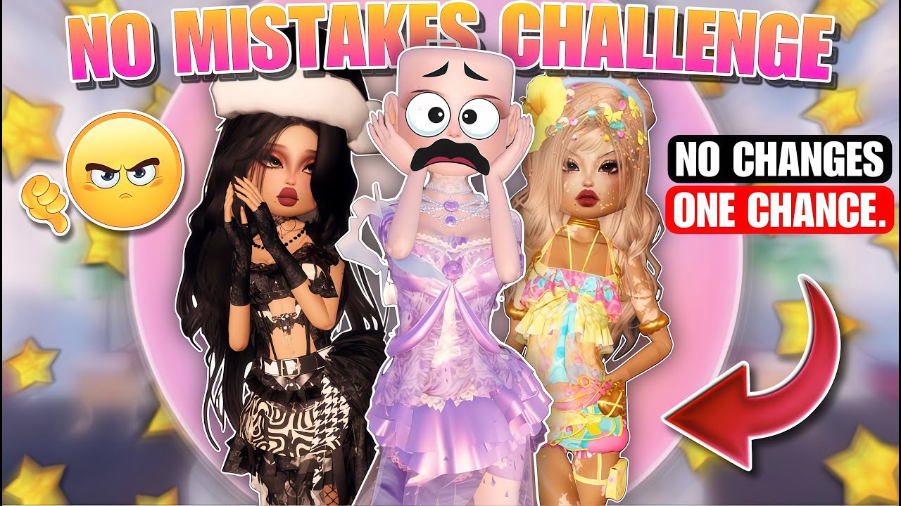CANT Make *ANY MISTAKES* In Dress To Impress!! (No Mistakes Challenge)