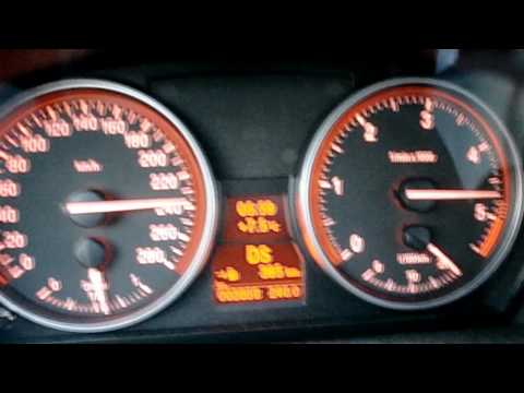 BMW 335d acceleration from 0-260 km/h