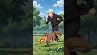 me chase a squirrel that stole my slice of pizza#shortsfeed #music #song #shorts