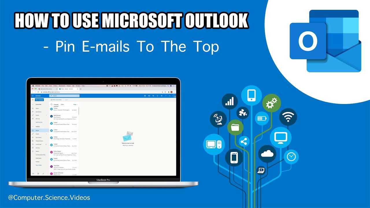 How To PIN Microsoft Outlook E mails To The Top Of The List Web Based
