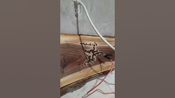 #lichtenberg #epoxy #electicity #coffeetable