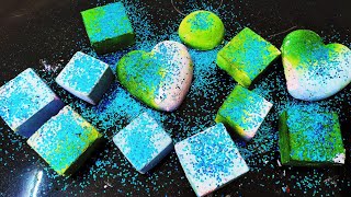 Beautiful Dual Colour Reforms with Pink Lavender & Green • Soft & Gritty Delights Crush ASMR 💜🩷💚 screenshot 4