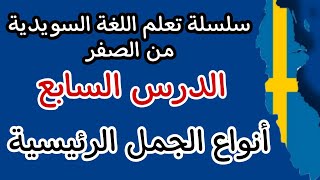 Huvudsatser Sfi Kurs C ( Ordföljd ) - أنواع الجمل الرئيسية في اللغة السويدية screenshot 5