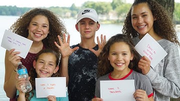 10 Second Challenge! (Haschak Sisters)