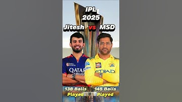 Jitesh Sharma vs Ms Dhoni in IPL 2025 🔥