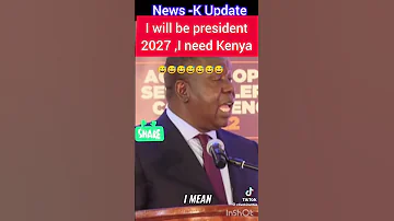 Matiagi I Will Be 6th President Of Kenya 2027 New Breakingnews Shortvideo Livestream 