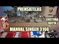 Manual completo Singer 316G - Parte 2 costura recta prensatela máquina de coser casera - user guide