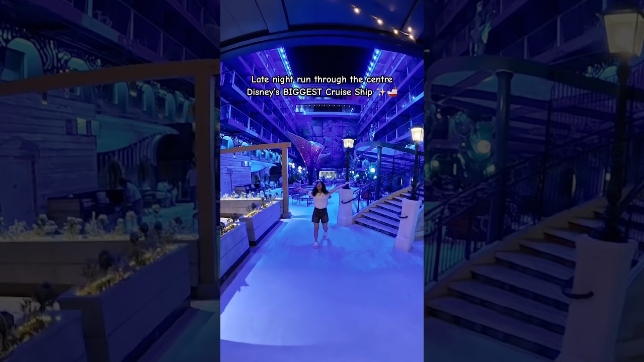 Late Night Run through Disney’s BIGGEST Cruise Ship ✨🏰🚢