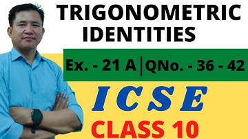 ex 21 a icse class 10 | concise mathematics class 10 icse chapter 21