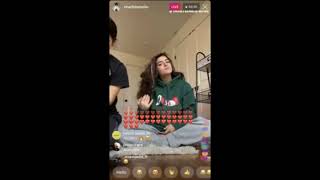 Charli And Dixie D'amelio Hating on Each other For 8 minutes Straight (Instagram live)
