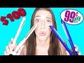 99 Cent Only Store Vs $100 Hair Straightener