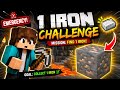 🔥 I Collected Iron in Minecraft (Survival Challenge!) 😱⚒️ #shorts