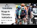 TOUGH FINISH Men S Elite Stage 6 Tirreno Adriatico 2026 Final KM S TNT Sports Cycling