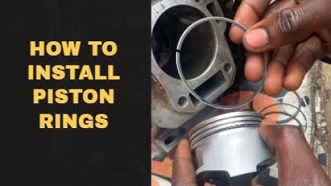 piston and rings installation @Generatorguru @jcondon1