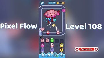 🎮 Pixel Flow Level 108 Walkthrough | Go Answer 🧩✨