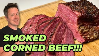 Perfectly Smoked CORNED BEEF BRISKET!!