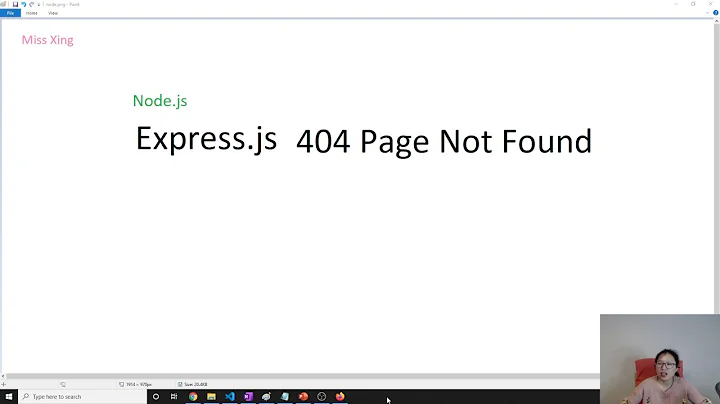 Node.js | Express.js - 404 Page Not Found