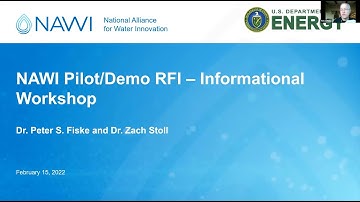 NAWI Pilot/Demo RFI: Informational Workshop
