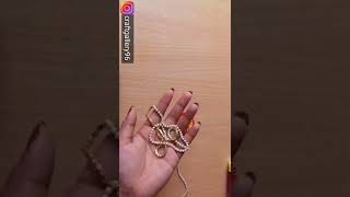 DIY Rakhi | Easy Rakhi Making With Rice #shorts #youtubeshorts #diyrakhi #viralvideo screenshot 5