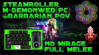 Neverwinter | Barbarian DPS Steamroller | NO MIRAGE Full Melee - MDWP - POV | PC | 1080p | M26