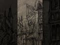 Drawing Medieval Fantasy Towns