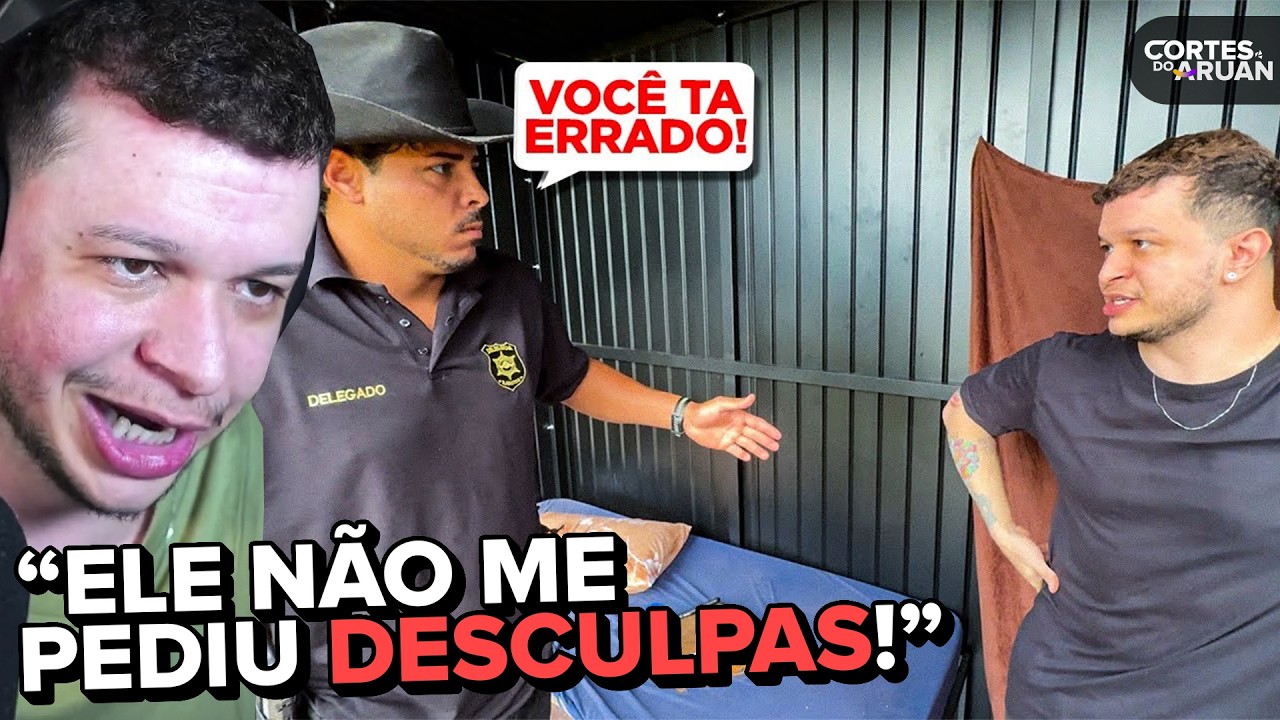 🚨 TRETA! ARUAN, RENATO GARCIA E  BRUNO BARRETO CONVERSAM NA DELEGACIA DA FAZENDA BLACKSTONE!