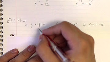 Pre-Algebra 2-5 and 2-6 Solving Equations by Adding, Subtracting, Multiplying, or Dividing