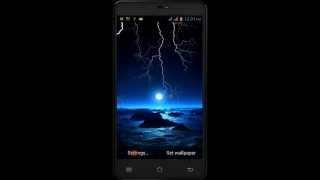 Thunderstorm Live Wallpaper Trailer by Noor Media Apps screenshot 5
