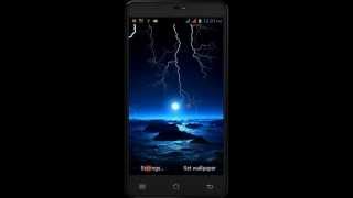 Thunderstorm Live Wallpaper Trailer by Noor Media Apps screenshot 4