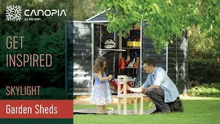 Skylight Shed Kit - The Best Way to Organize Your Garden Storage | Canopia by Palram