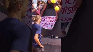 Emotional Scenes As Alexander Zverev Makes This Fan's Day! 😭