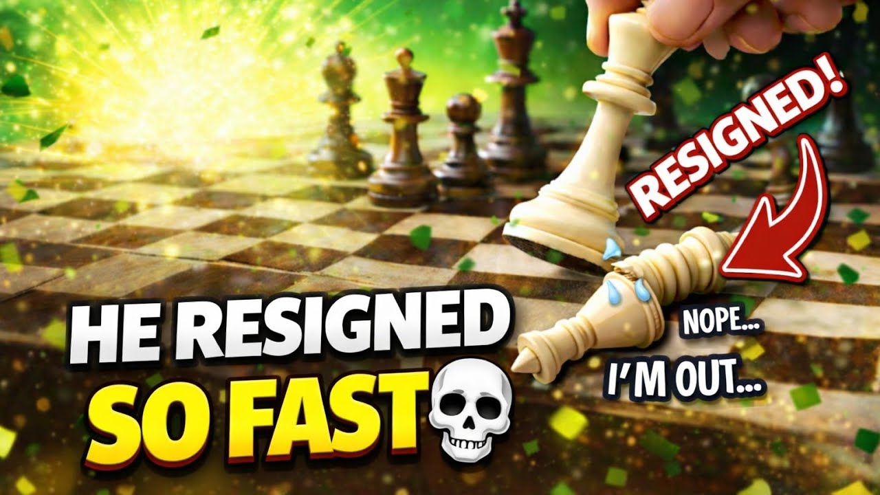 Opponent Resigned 🥵👀 | Clean Chess Victory ♟️😈😈/Perfect Pressure → Instant Resign🥱
