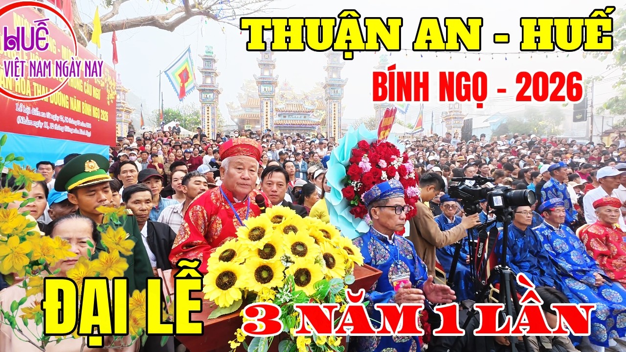 Thuận An NÓNG dậy sóng Lễ hội truyền thống Cầu ngư Bính Ngọ 2026 xa gần về tham dự đông đúc