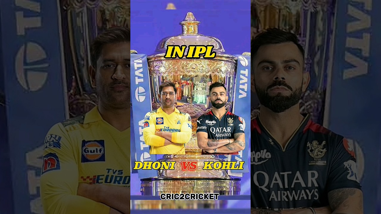 ms dhoni vs Virat Kohli comparison 