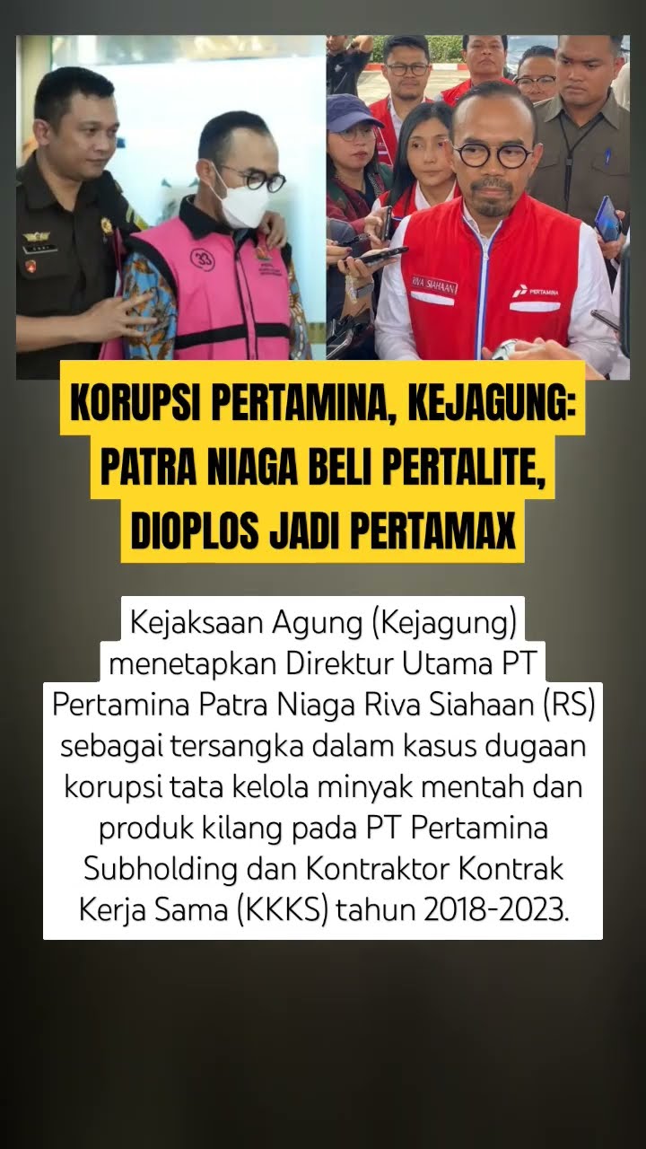 Korupsi Pertamina, Kejagung: Patra Niaga Beli Pertalite, Dioplos Jadi Pertamax