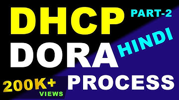 DHCP DORA Process Explained in Hindi | Dynamic Host Configuration Protocol Complete Guide | PART - 2