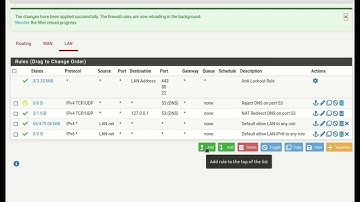 Redirect or block DNS requests on pfsense