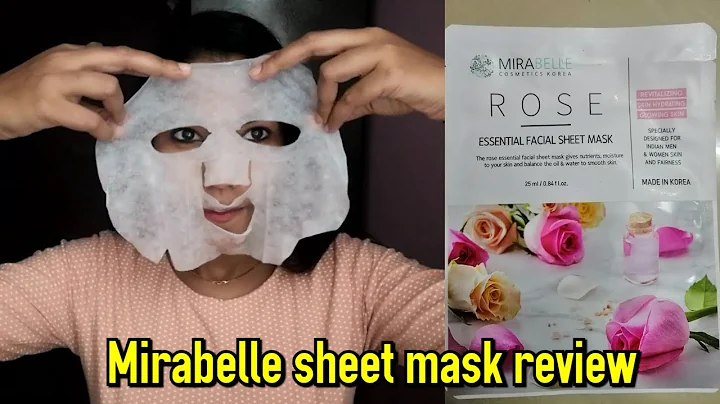 Merabelle korea Rose sheetmask review|Rosie Mishra