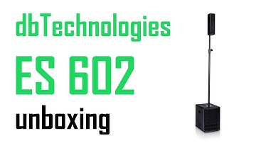 db Technologies ES 602 unboxing
