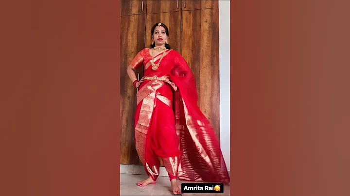 Devsena Saree draping 🤩#trending #drapingstyle #youtubeshorts #shorts #short #viral #ytshort #trend