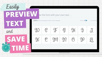 Managing Fonts and Saving Time with Text Preview