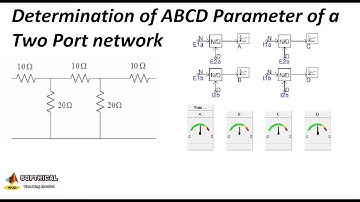 Determination of ABCD or T parameters  Using PSCAD | Circuit Simulation using PSCAD