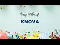 KNOVA Happy Birthday Song | Happy Birthday KNOVA
