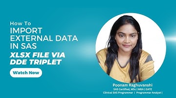 Importing excel files in SAS via DDE Triplet : A step-by-step guide